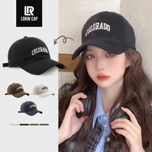 MŨ NÓN LƯỠI TRAI COLORADO LORIN CAP FORM CỨNG TRẺ TRUNG VẢI KAKI COTTON SIZE 52-64cm