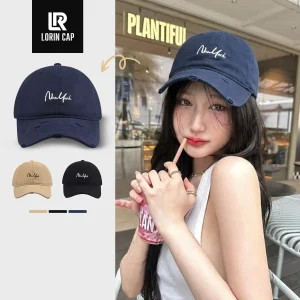 MŨ NÓN LƯỠI TRAI NEWYORK LORIN CAP PHONG CÁCH STREETWEAR VẢI KAKI COTTON SIZE 52-64cm